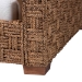 bali & pari Rhinos Handwoven Seagrass Daybed - Twin Size Coastal Boho Bed Frame with Basketweave Design - Rhinos-Bleached Lt Brwn No Mattress-Daybed