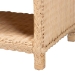 bali & pari Lanica Braided Natural Rattan Console Table with Drawers and Shelves - Coastal Style Storage Cabinet for Entryway, Living Room, or Bedroom, 35" - Braided Sun Bleached Ivory Rattan-Version 2-Console Table
