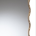 Baxton Studio Cassara Gold Scalloped Rectangular Wall Mirror - Stylish Curved Edge Decorative Accent for Living Room, Bedroom, or Entryway - RXW-10969-Mirror