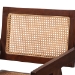 bali & pari Kresna Rattan Counter Stool with Mahogany Wood Frame and Armrest, Set of 2 - Handwoven Counter Height Chair with Cane Back and Seat, Stylish Seating for Kitchen Island or Dining Area - BC-01-Kresna-Brown Wood/Rattan-CS