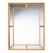 Baxton Studio Iskra Rectangular Mirror with Antique Goldleaf Frame - Modern Decorative Wall Accent for Living Room, Bedroom, or Entryway - RXW-10953-Wall Mirror