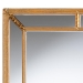 Baxton Studio Iskra Rectangular Mirror with Antique Goldleaf Frame - Modern Decorative Wall Accent for Living Room, Bedroom, or Entryway - RXW-10953-Wall Mirror