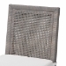 bali & pari Sofia Rattan Dining Chair with Cushion - Handwoven Wicker Side Chair with Mahogany Wood Frame, Coastal Boho Style Indoor Seating, French Grey - Sofia-French Grey-DC