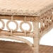 bali & pari Oxford Braided Natural Rattan Coffee Table with Open Shelf - Coastal Boho Living Room Accent Table with Decorative Loop Detailing - WS121-Natural-Rattan-CT