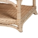 bali & pari Oxford Braided Natural Rattan Coffee Table with Open Shelf - Coastal Boho Living Room Accent Table with Decorative Loop Detailing - WS121-Natural-Rattan-CT