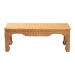bali & pari Abena Ming Style Rattan Coffee Table - Rectangular Boho Chic Accent Table for Living Room, Family Room, or Sunroom - Abena-Light Honey Wicker/Rattan-Coffee Table