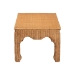 bali & pari Abena Ming Style Rattan Coffee Table - Rectangular Boho Chic Accent Table for Living Room, Family Room, or Sunroom - Abena-Light Honey Wicker/Rattan-Coffee Table
