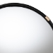 bali & pari Fenicia Round Rattan Wall Mirror with Black Frame - Decorative Framed Mirror for Entryway, Living Room, or Bathroom - F247-FT8-Mirror