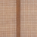 Baxton Studio Orianthe Scalloped Platform Bed with Woven Rattan Headboard - Solid Wood Bed Frame with Curved Edge Design, Modern Minimalist Bedroom Furniture, Queen Size - MG9811/0245-Walnut Rattan-Queen
