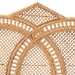 bali & pari Nerita Rattan Headboard - Handwoven Wicker Headboard Panel with Double Circle Design, Light Honey, Lightweight Coastal Bedroom Decor, Queen Size - Amelia-Light Honey Rattan-HB-Queen