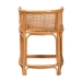 bali & pari Aria Natural Rattan Counter Stool with Backrest and Removable Cushion - Handwoven Cane Counter Height Seating for Kitchen Island or Dining Area - Ania-Light Honey/Rattan-CS