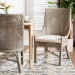 bali & pari Bella Rattan Dining Chair with Cushion - Handwoven Wicker Accent Side Chair with High Backrest, Coastal Boho Seating for Kitchen or Dining Area, French Grey - Bella-French Grey/Rattan-DC