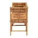 bali & pari Adisa Natural Rattan Bench - Handcrafted Banquette with Woven Seagrass Seat and Back, Coastal Boho Accent Seating for Entryway, Dining or Living Room - Adisa-Light Honey Rattan-Bench