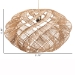bali & pari Enola Handwoven Jute Pendant Lampshade - Boho Chic Ceiling Light Cover with Twisted Spiral Design - F247-FT10-Lamp Shade