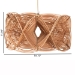 bali & pari Jeneth Natural Rattan Pendant Lampshade - Coastal Boho Ceiling Light Cover with Handcrafted Geometric Design - F247-FT16-Lamp Shade