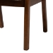 Baxton Studio Miyagi Boucle Upholstered Dining Chair Set of 2- Mid-Century Modern Armchair with Solid Wood Frame and Rounded Backrest, Walnut Brown and White - Miyagi-White Boucle/Walnut-DC