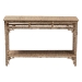 bali & pari Ganit Handwoven Seagrass Console Table - Entryway Table with Wrapped Frame and Lower Shelf, Accent Table for Hallway, Living Room, or Foyer Decor - F248-FT3-Seagrass-Console Table