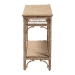 bali & pari Ganit Handwoven Seagrass Console Table - Entryway Table with Wrapped Frame and Lower Shelf, Accent Table for Hallway, Living Room, or Foyer Decor - F248-FT3-Seagrass-Console Table