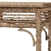 bali & pari Ganit Handwoven Seagrass Console Table - Entryway Table with Wrapped Frame and Lower Shelf, Accent Table for Hallway, Living Room, or Foyer Decor - F248-FT3-Seagrass-Console Table