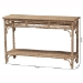 bali & pari Ganit Handwoven Seagrass Console Table - Entryway Table with Wrapped Frame and Lower Shelf, Accent Table for Hallway, Living Room, or Foyer Decor - F248-FT3-Seagrass-Console Table