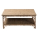 bali & pari Ganit Handwoven Seagrass Coffee Table - Square Center Table with Wrapped Frame and Lower Shelf, Coastal Boho Accent Furniture for Living Room or Lounge - F248-FT5-Seagrass-Coffee Table