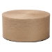 bali & pari Lapis Handwoven Jute Coffee Table - Boho Round Centerpiece with Natural Fiber Texture, Handcrafted Coastal Design for Living Room or Lounge Spaces