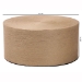 bali & pari Lapis Handwoven Jute Coffee Table - Boho Round Centerpiece with Natural Fiber Texture, Handcrafted Coastal Design for Living Room or Lounge Spaces - F248-FT9-Seagrass-Round-Coffee Table