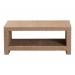bali & pari Adaya Handwoven Jute Coffee Table - Rectangular Living Room Center Table with Open Shelf Storage, Handcrafted Boho Accent Furniture - F248-FT11-Seagrass-Rectangular-Coffee Table