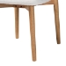 Baxton Studio Wattsu Boucle Upholstered Dining Chair Set of 2- Mid-Century Modern Side Chair with Solid Wood Frame and Rounded Backrest, Natural and White - Wattsu-White Boucle/Natural-DC