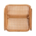 bali & pari Cambridge Natural Rattan Armchair - Handcrafted Lounge Chair with Cushion, Rounded Frame with Cane Woven Panels, Accent Seating for Living Room or Sunroom - Cambridge-Light Honey Rattan-CC