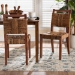 bali & pari Chabela Handwoven Seagrass Dining Chair Set of 2- Solid Mango Wood Frame with Woven Seat and Backrest, Rustic Boho Style Kitchen or Dining Room Seating, Brown - Cordoba-Type B-Light Brown Wood/Natural Weave-DC-KD Box