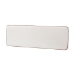 Baxton Studio Belden Boucle Upholstered Wall-Mounted Headboard - Padded Cushion Panel with Faux Leather Piping, Modern Bedroom Accent Piece, Cream, Queen - BBT61198-White/Tan-HB-Queen