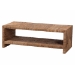 bali & pari Liza Rectangle Seagrass Coffee Table - Handwoven Natural Fiber Frame with Open Shelf, Coastal Boho Furniture for Living Room or Lounge