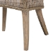bali & pari Derris Natural Rattan Dining Chair with Cushion - Tall Wingback Side Chair with Solid Mango Wood Legs, Boho Coastal Style for Kitchen or Dining Room Seating, Greywashed - MD-39817-KB Derris-Grey Natural Rattan-DC