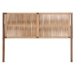 bali & pari Holitz Natural Rope Woven Headboard - Mountable Bed Backboard with Bayur Wood Frame, Modern Boho Accent for Bedroom Decor, King - Holtiz-Medium tone (NAT02)-Headboard King