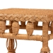 bali & pari Dolby Natural Rattan End Table - Handwoven Wicker Side Table with Lower Shelf, Coastal Boho Style Accent Table for Living Room or Bedroom - Dolby-Light Honey/Rattan-End Table