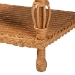bali & pari Dolby Natural Rattan End Table - Handwoven Wicker Side Table with Lower Shelf, Coastal Boho Style Accent Table for Living Room or Bedroom - Dolby-Light Honey/Rattan-End Table