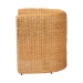 bali & pari Carina Natural Rattan Barrel Dining Chair - Handwoven Wicker Accent Chair with Curved Backrest and Removable Cushion, Coastal Boho Kitchen or Dining Room Seating - Palm-Light Honey/Rattan-Cushioned-Barrel-DC