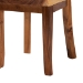 bali & pari Luan Suar Wood Dining Chair - Handcrafted Solid Wood Seat with Mosaic Backrest Inlay, Rustic Modern Accent Chair for Kitchen or Dining Room - Luan-Natural/Wooden-DC