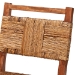 bali & pari Chabela Seagrass Counter Stool Set of 2 - Solid Mango Wood Frame with Woven Seat and Backrest, Rustic Boho Style Dining or Kitchen Island Seating, Brown - Luanda-Type B-Light Brown Wood/Natural Weave-CS-KD Box