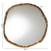 Baxton Studio Urania Wall Mirror - Irregular Shape Accent Mirror with Antique Goldleaf Frame, Modern Glam Accent for Living Room, Entryway, or Bedroom Decor - RXW-10983-Forged Brass-Mirror
