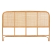 bali & pari Agota Natural Rattan Standalone Headboard - Handwoven Wicker Panel with Rounded Corners and Rattan Frame, Coastal Boho Style Bedroom Decor, Queen - Agota-Light Honey/Rattan-HB-Queen