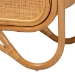 bali & pari Noreen Peacock Fan Natural Rattan Cabinet - Handcrafted Rattan Pole Hutch with Woven Doors and Shelves, Boho Coastal Accent Shelving and Display Unit - Noreen-Light Honey Rattan-Shelf