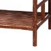 bali & pari Brier Marbled Tortoise Natural Rattan Console Table - Handcrafted Accent Table with 3-Drawers and Lower Shelf, Coastal Boho Style for Entryway, Hallway, or Living Room - Brier-Tortoise/Rattan-Console Table