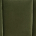 Baxton Studio Granger Velvet Upholstered Platform Bed with Channel Tufted Headboard, Modern Low Profile Bed Frame, Moss Green, Queen - BBT61347-Moss Green Velvet/Wenge-Queen