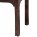 bali & pari Kayla Real Burl Wood Nightstand in Dark Walnut Brown - Modern Bedside Table with Two Drawers and Cutout Handle Design - SVN-1152-Dark Walnut Op1-Kayla-NS