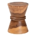 bali & pari Samira Solid Suar Wood Side Table - Handcrafted Sculptural End Table with Hourglass Design, Modern Boho Style for Living Room or Bedroom - Suar S/T 001-Natural-Side Table
