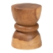 bali & pari Bancroft Solid Suar Wood Side Table - Handcrafted Sculptural End Table with Hourglass Design, Modern Boho Style for Living Room or Bedroom - Suar S/T 002-Natural-Side Table