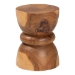 bali & pari Bancroft Solid Suar Wood Side Table - Handcrafted Sculptural End Table with Hourglass Design, Modern Boho Style for Living Room or Bedroom - Suar S/T 002-Natural-Side Table
