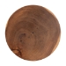 bali & pari Bancroft Solid Suar Wood Side Table - Handcrafted Sculptural End Table with Hourglass Design, Modern Boho Style for Living Room or Bedroom - Suar S/T 002-Natural-Side Table